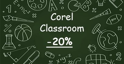 -20% скидки на лицензии Сlassroom Corel