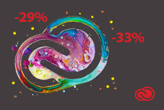 Получите специальную цену на подписки Adobe Creative Cloud!