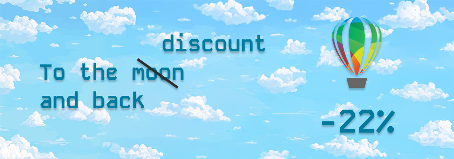 Знижка на Корел 22%