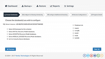 Vembu Backup for File & Application - MS SQL картинка №22390