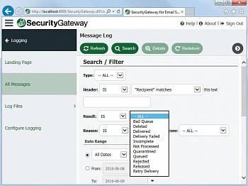 Alt-N SecurityGateway for Email Servers картинка №12565