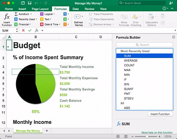 Microsoft Excel Mac 2019 картинка №13757