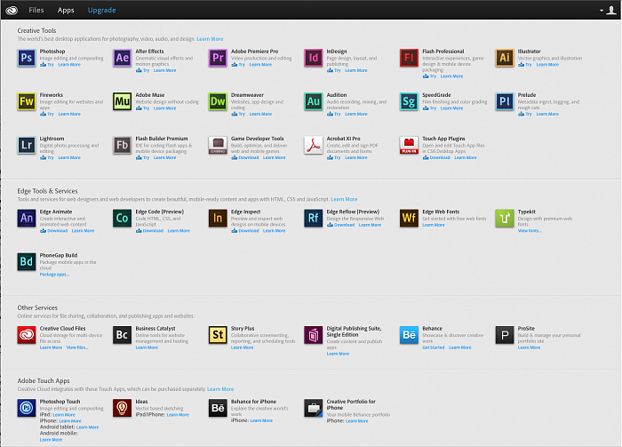 adobe download creative cloud app