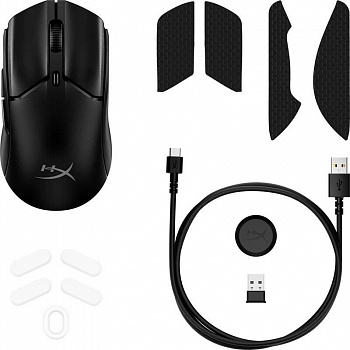 Миша HyperX Pulsefire Haste 2 mini, RGB, USB-A/WL/BT картинка №25799