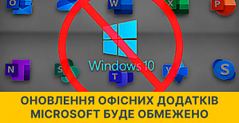 Microsoft припиняє випуск нових функцій Office для Windows 10