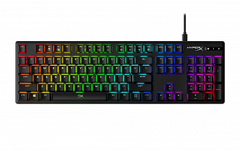 Клавіатура механічна HyperX Alloy Origins PBT 104key, Red, USB-A, EN/UA, RGB картинка №25825