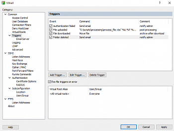 VanDyke VShell Server картинка №12918